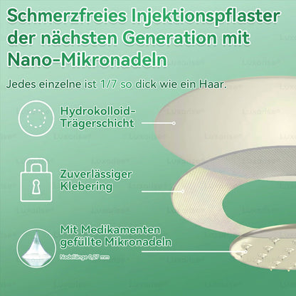 𝗠𝗼𝗿𝗶𝗻𝗴a · 𝗕erberin ＆ NAD＋10-IN-1 𝗙ortschrittliches 𝗡ano-Mikronadel-𝑷𝒇𝒍𝒂𝒔𝒕𝒆𝒓 - Für Adipositas, Herz-Kreislauf-Gesundheit, Diabetes, Schlafapnoe, Gelenkprobleme u.v.m.