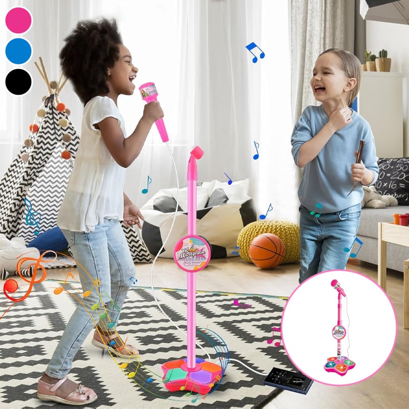 StarMic™ | Kinder Karaoke-Mikrofon mit verstellbarem Ständer