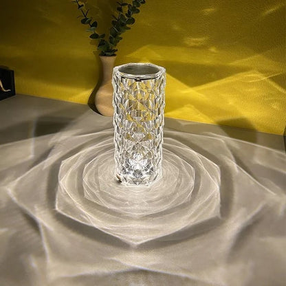 Velurea — Kristall-LED-Tischlampe mit farbwechselndem Licht