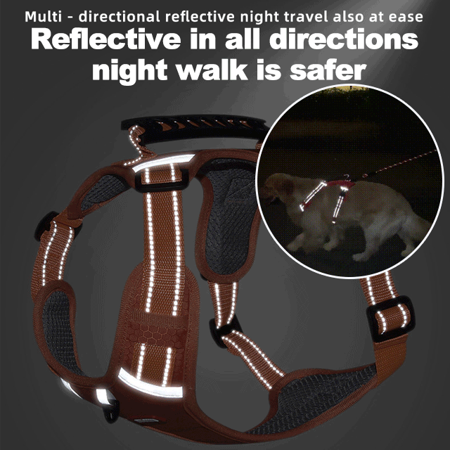 PawHarness™ – Reflektierende Hundeweste ohne Zug