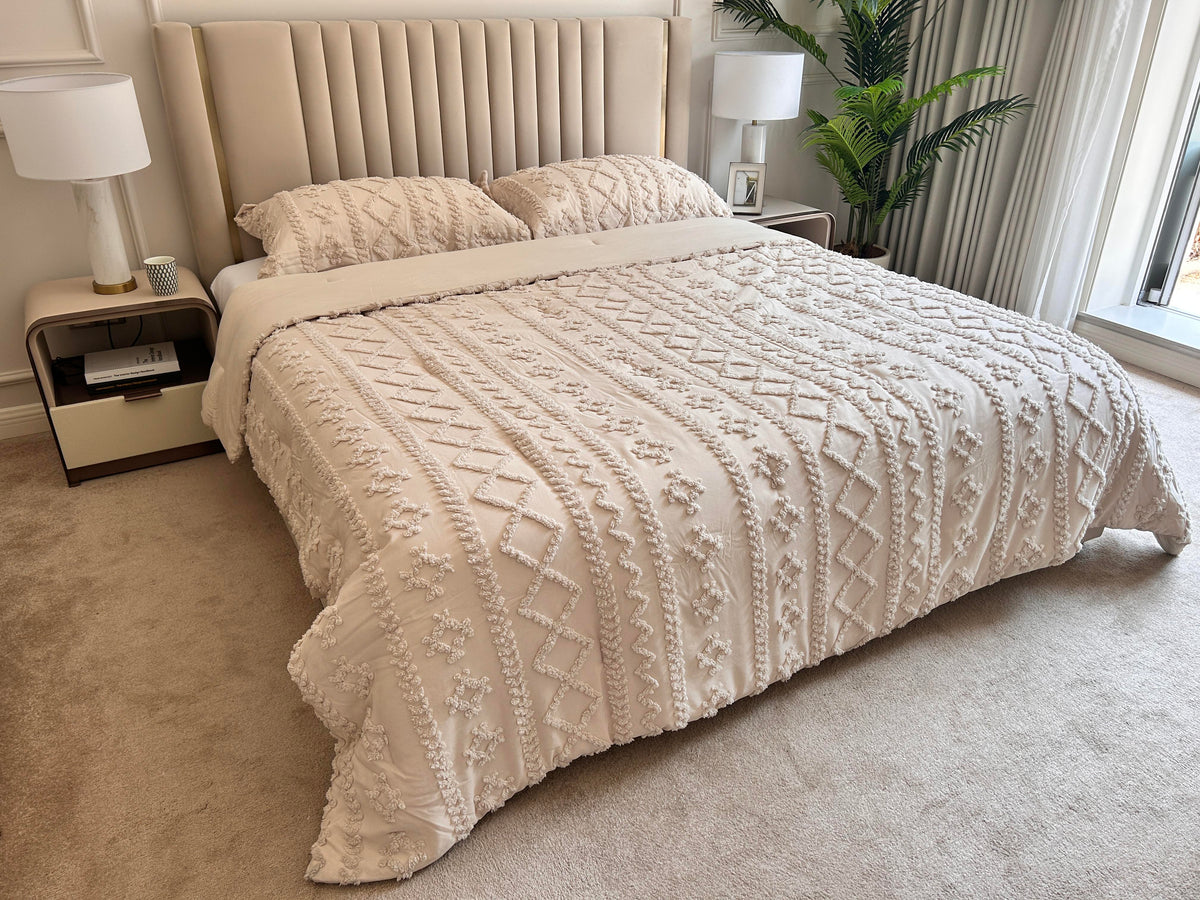 CozyNest™ | Weiches Boho-Bettdecken-Set mit Kissenbezügen | Letzter Tag Rabatt!