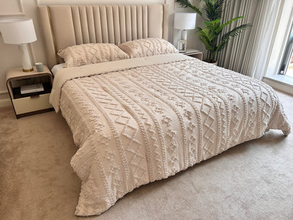CozyNest™ | Weiches Boho-Bettdecken-Set mit Kissenbezügen | Letzter Tag Rabatt!