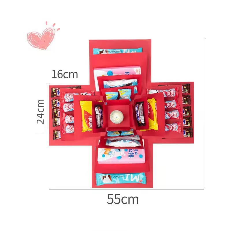 GiftBox™ – 5-lagiges Nesting-Design, anpassbare Überraschungsbox für besondere Anlässe [50 % Rabatt]