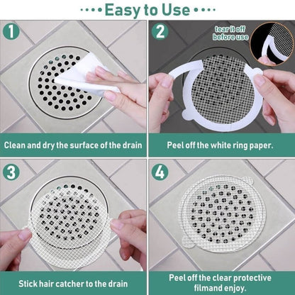 CleanFlow – Einweg‑Abflussaufkleber für Bodenabläufe