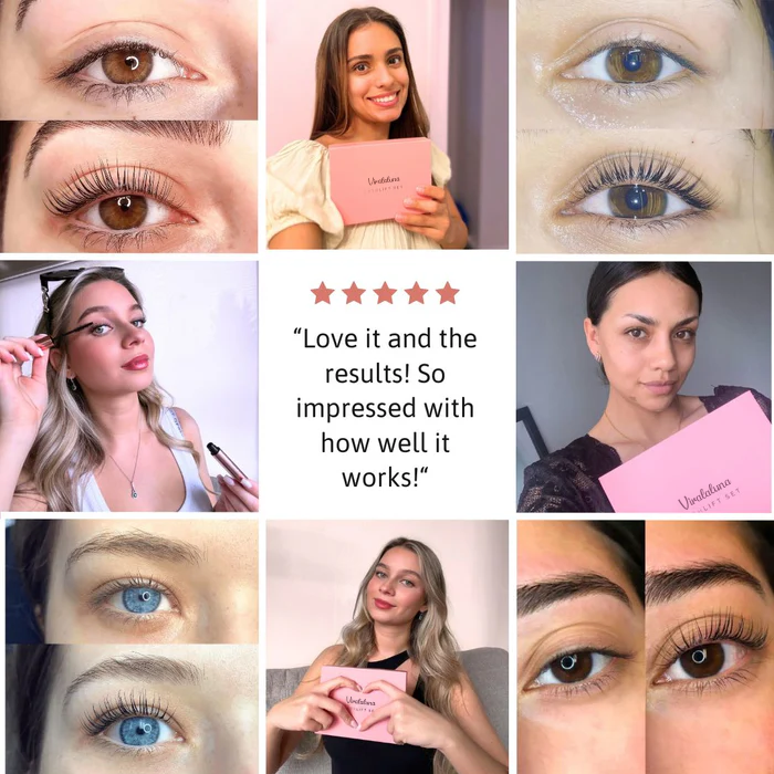 Viralaluna Lashlift Set | Volle, lange & natürlich geliftete Wimpern bis zu 8 Wochen (Letzter Tag Rabatt!)