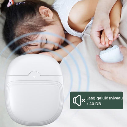 NailEase™ | Elektrischer Nagelknipser – USB wiederaufladbar mit Auffangbehälter & LED Licht