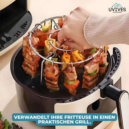 CrispGrill Set – Knuspriger Genuss ohne Rauch & Fett!