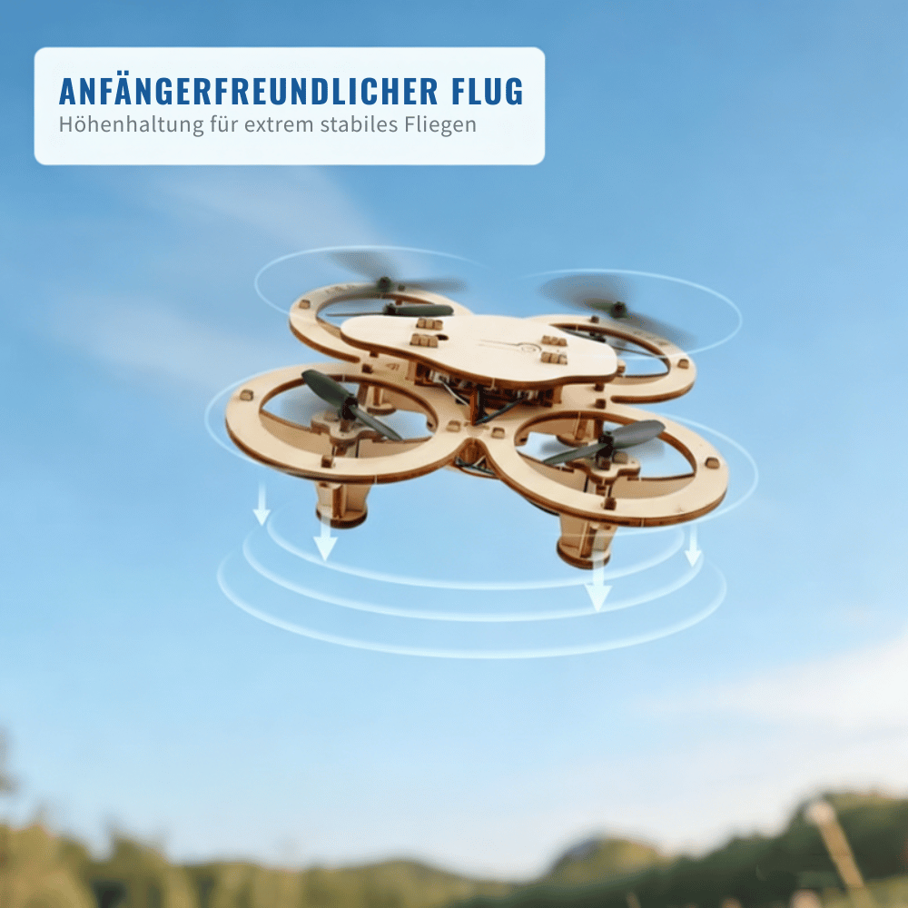 AeroCraft Holz – DIY Drohnen-Set | 50% RABATT