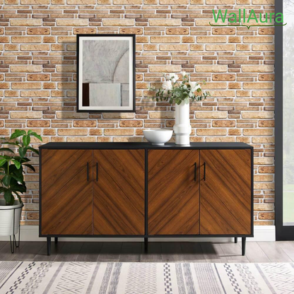 2+2 Gratis | WallAura™ 4er Set 3D Hochwertige Wandfliesen Selbstklebend 30x30 cm