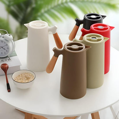 NordicTherm – Isolierkanne mit Holzgriff