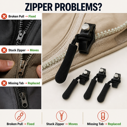 15PCS ZipRenew™ — Instantly Fix Zippers and Keep Your Favorite Gear Moving