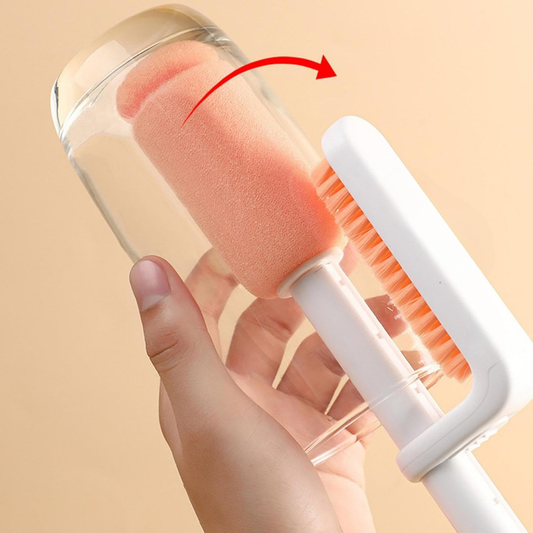 TwinClean™ – 3-in-1 Flaschenbürste für gründliche Reinigung