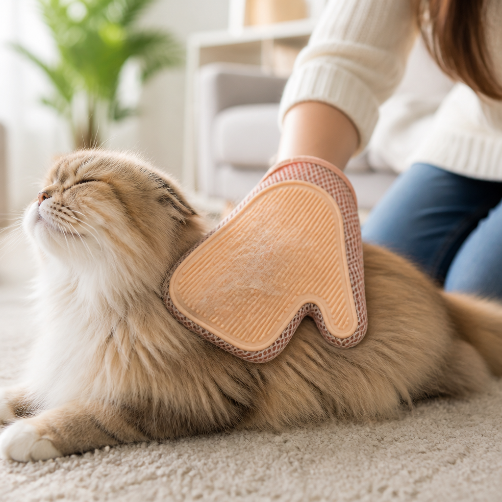 FurCare™ | Doppelseitiger Fellpflege-Handschuh mit Massagefunktion