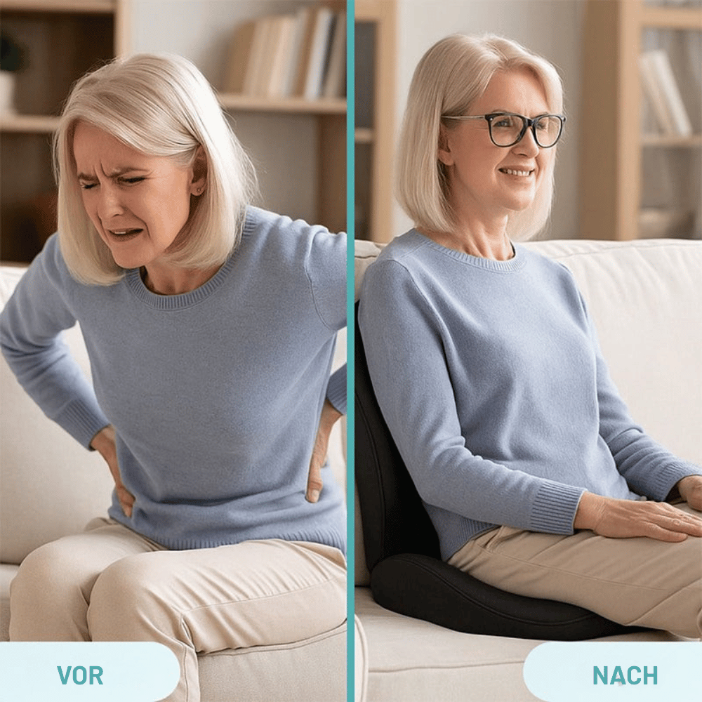 ComfySeat — Ergonomisches Sitzkissen | 50% RABATT