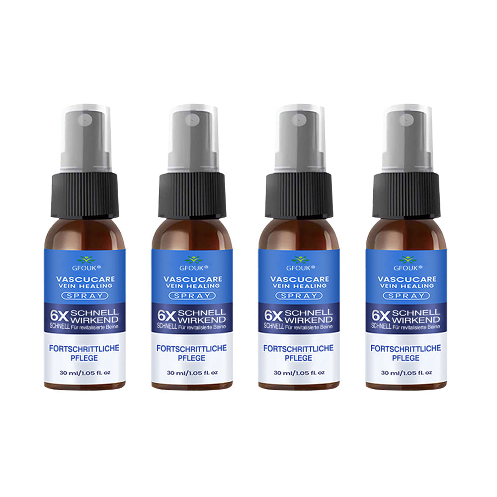 🇩🇪🏃‍🌿GFOUK® VascuCare Vein Healing Spray(Entwickelt für Krampfadern, Besenreiser, tiefe Venenthrombose (TVT), chronische venöse Insuffizienz, venöse Geschwüre, Thrombophlebitis und andere venöse Beschwerden)