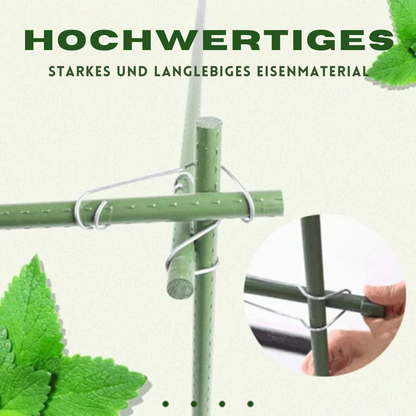 Zaun- & Rohrverbinder Clips aus verzinktem Eisen | Für Gewächshaus, Zaun, Rankhilfe & Spalier | Korrosionsschutz | 11/16/20 mm