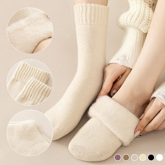 (3 Paar + 2 Paar Gratis) WarmFeet - Elegante, dicke Thermosocken, perfekt für den Winter