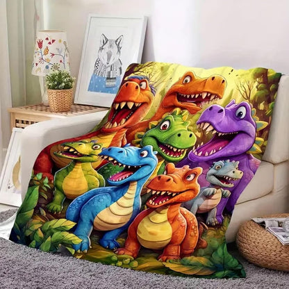 Dinosaurier-Decke – Warm & Kuschelig für Kinder | 50% Rabatt