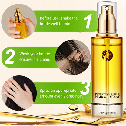 1+1 GRATIS | VelvaHair™ | Haaröl-Spray für glänzendes, gesundes & geschmeidiges Haar in Sekunden