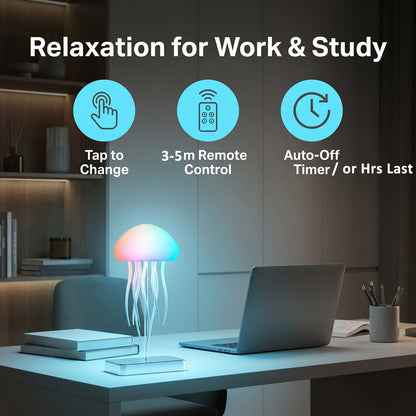 GlowMira™ Night Light – 16 Farben, Wiederaufladbar & Kabellos | Beruhigendes Ambiente