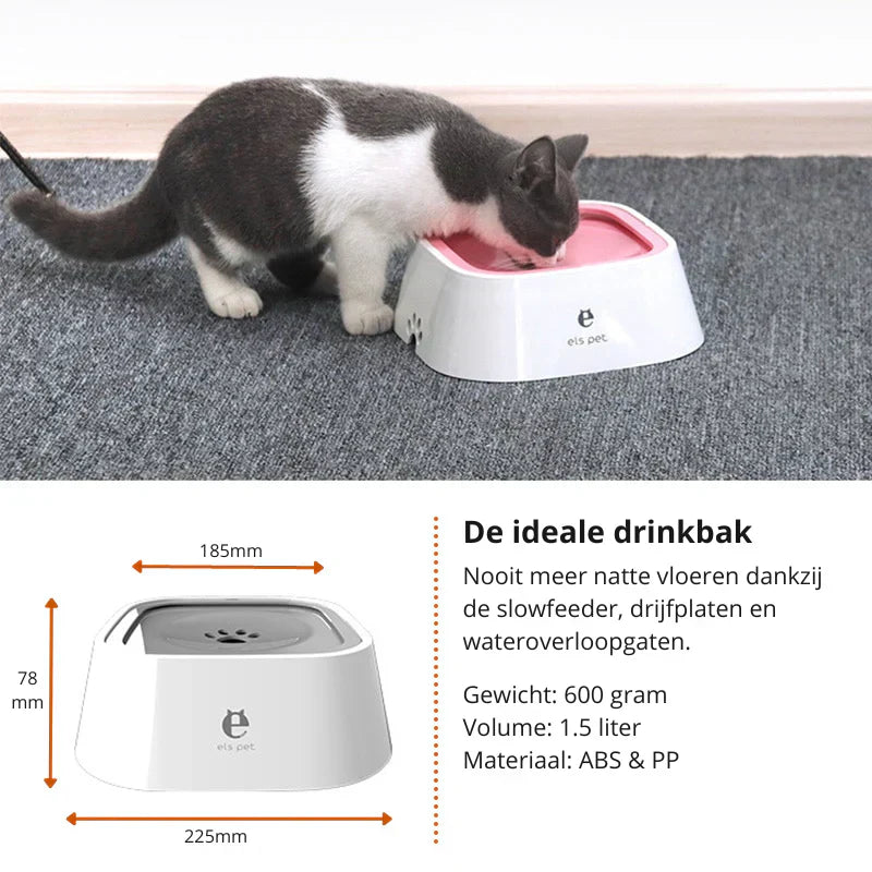 CleanSip™ | Haustier-Trinknapf – Spritzfrei & sauber