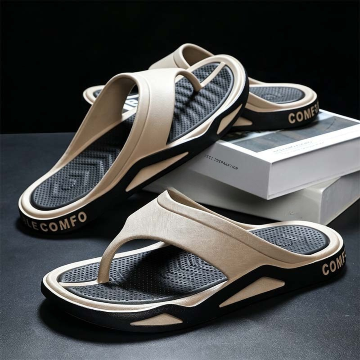 Romolo | Bequeme Recovery-Sandalen für Freizeit und Urlaub