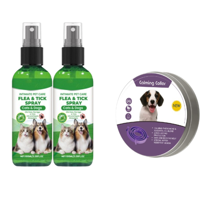 1+1 GRATIS | FurShield™ | Natürliches Schutzspray gegen Flöhe, Zecken & Mücken