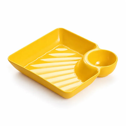 SnackKeeper™ | Snackteller mit integriertem Soßenfach