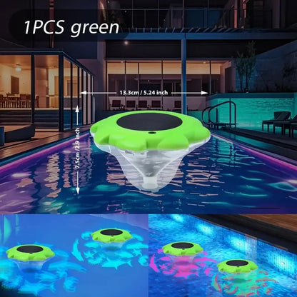 LumiFloat Solar Schwimmende Poolleuchte | RGB Farbwechsel | IP68 Wasserdicht | Pool- & Gartendekoration