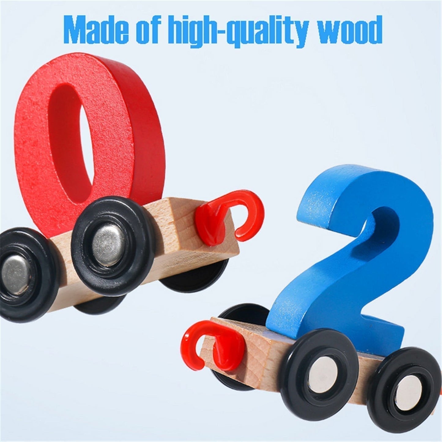 EduTrain – Magnetisches Holzeisenbahn-Puzzle
