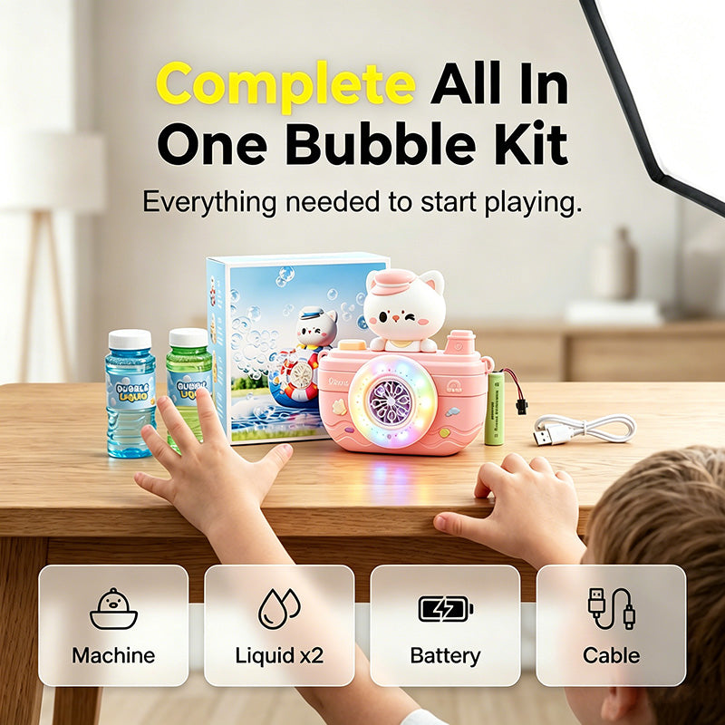 BubbleJoy — Magische Seifenblasenmaschine | 50% RABATT