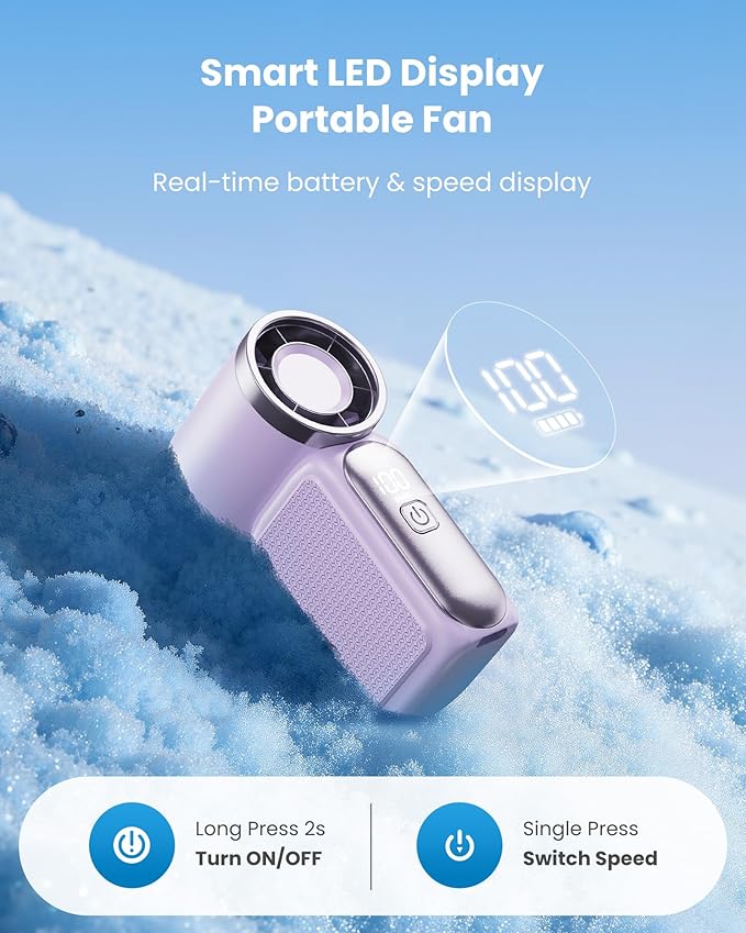 VentoPulse™ | Tragbarer Turbo-Handventilator
