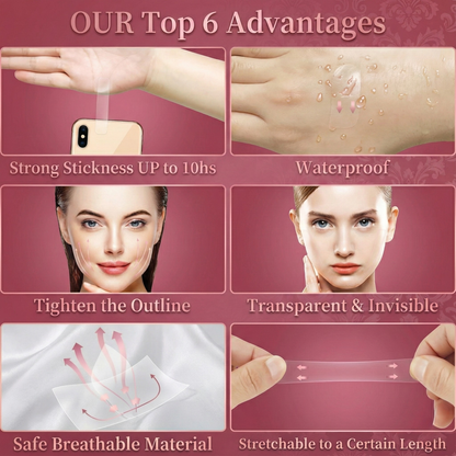 LiftAura Pro — Face-Lift-Tape für Kieferlinie & Augenpartie