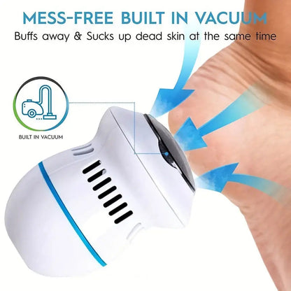 VitaStep Pro — Elektrischer Hornhautentferner für die Füße mit austauschbaren Aufsätzen