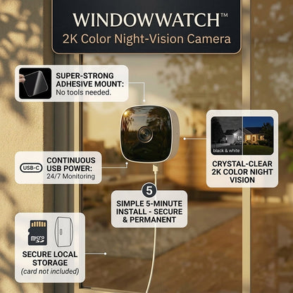 50% OFF TEMPORÄR | WindowWatch™ - Sicherheits Kamera