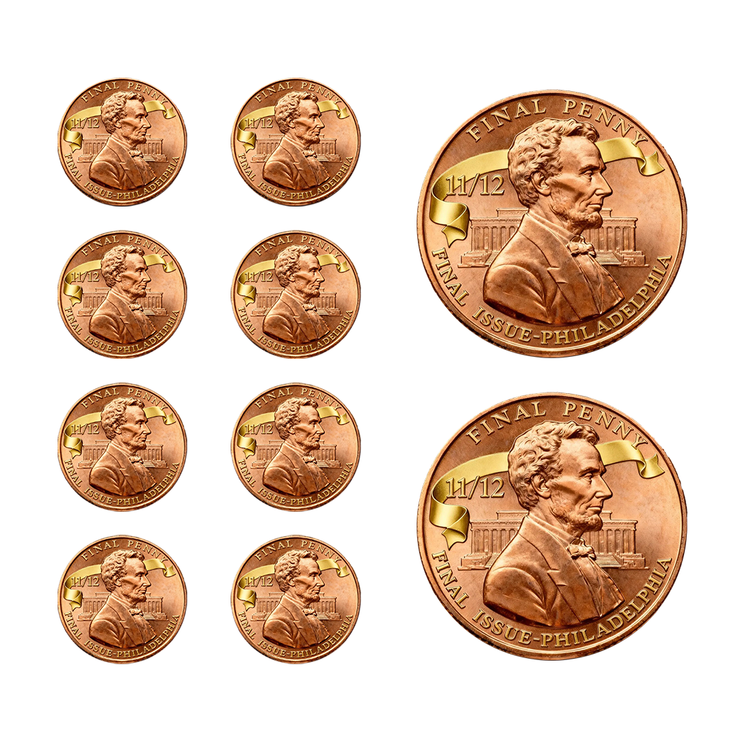 Lincoln Letzter Penny – 11/12 Prägestätte Philadelphia, Sammlermünze in limitierter Auflage