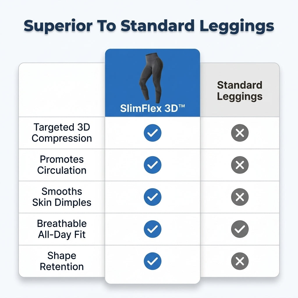 SlimFlex 3D™ Anti-Cellulite-Leggings – glattere Beine in 14 Tagen