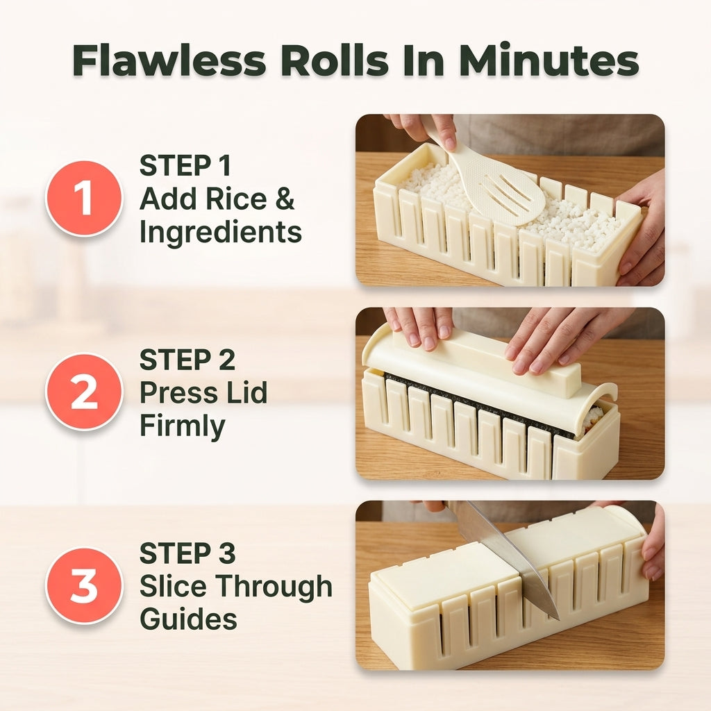 🍣 Sushi-Rollset – Perfektes hausgemachtes Sushi ganz ohne Vorkenntnisse