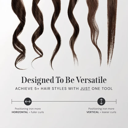 Valcero 2-in-1 Haarglätter und Lockenstab