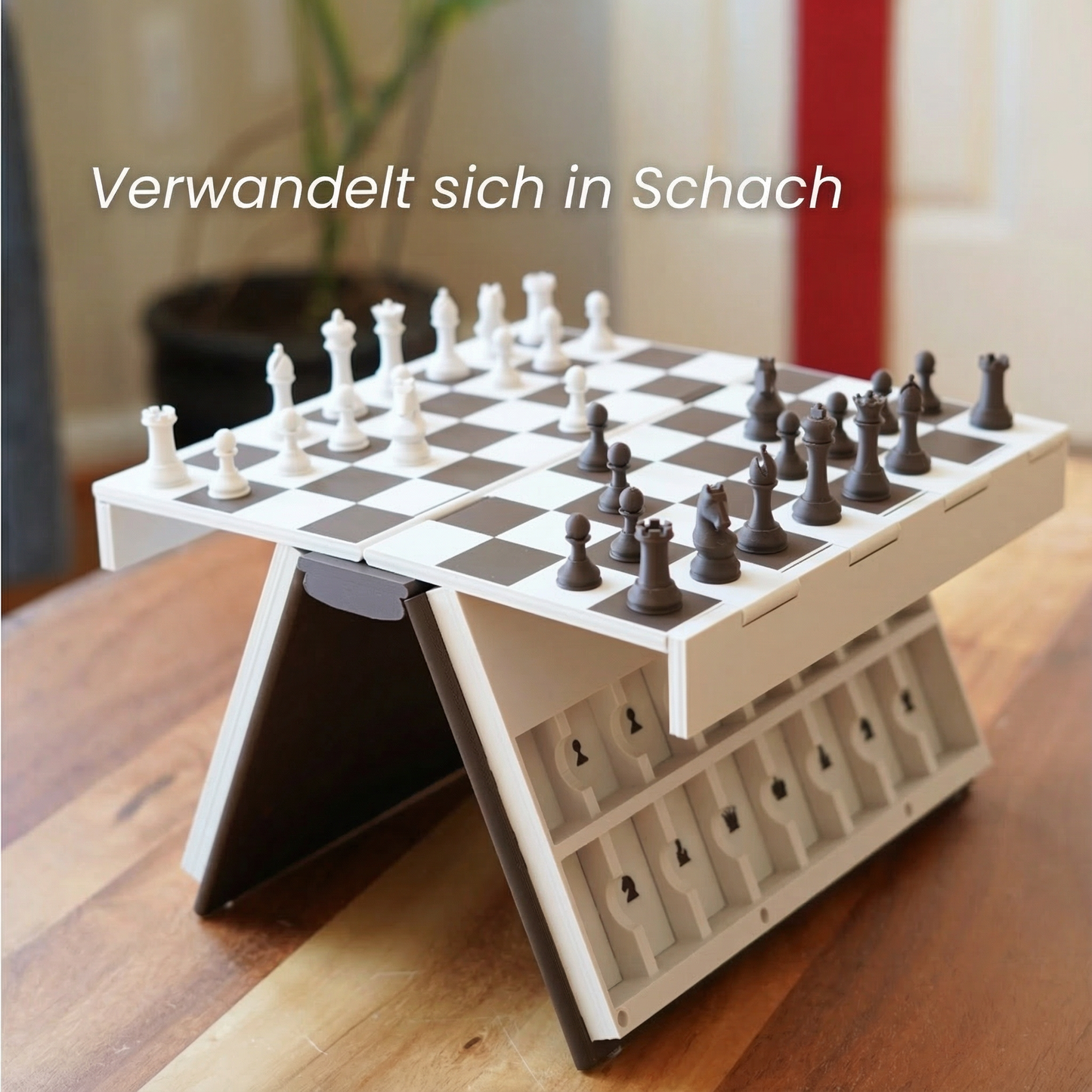 CHESS - Schach Buch Brettspiel im Buchformat für Zuhause & unterwegs