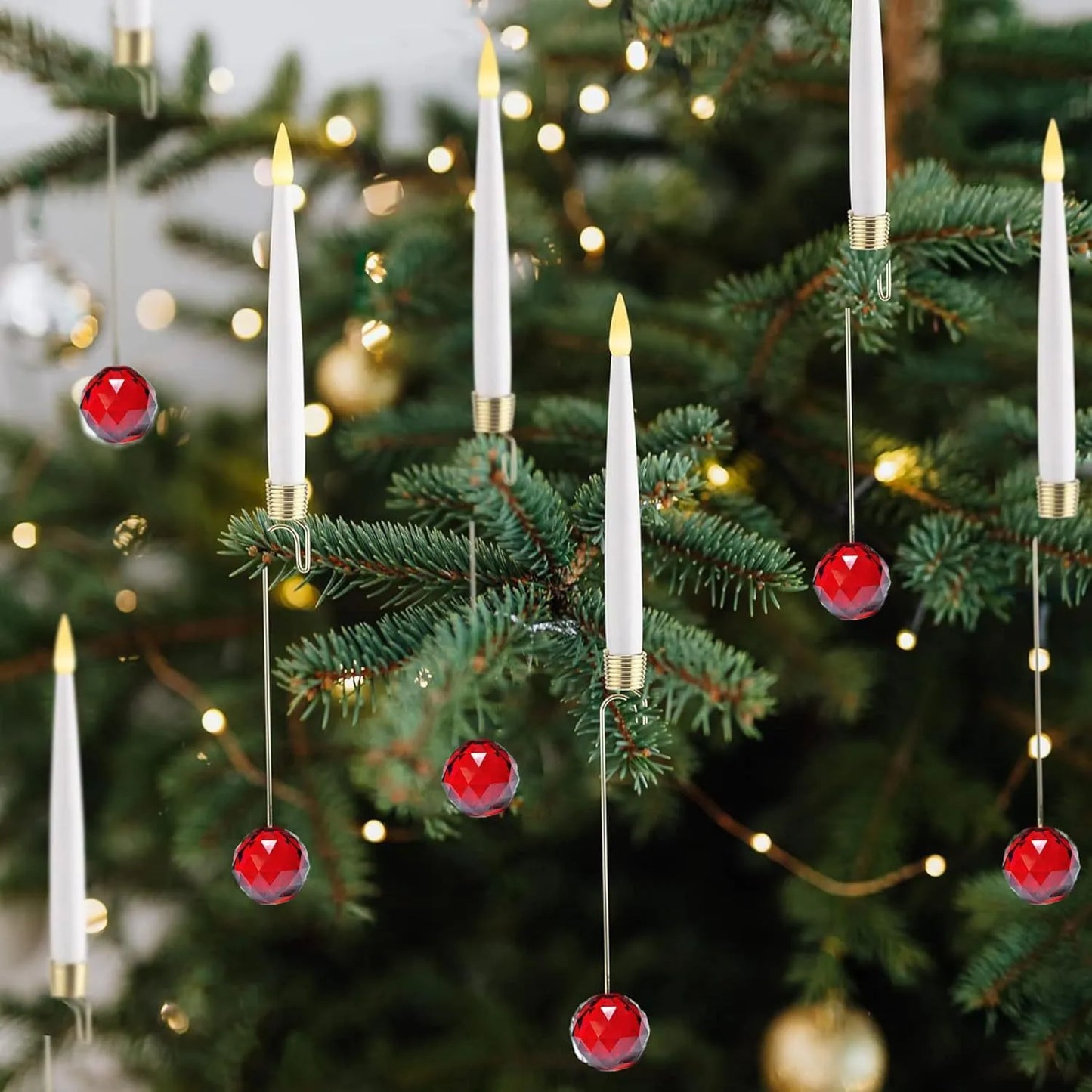 Kindlera – LED-Set mit Kerzenlichtern für den Weihnachtsbaum