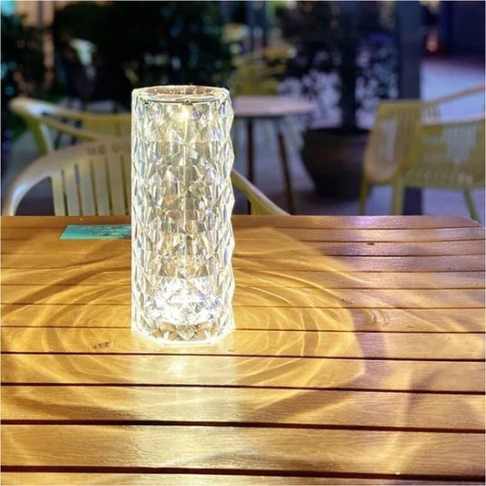 Velurea — Kristall-LED-Tischlampe mit farbwechselndem Licht