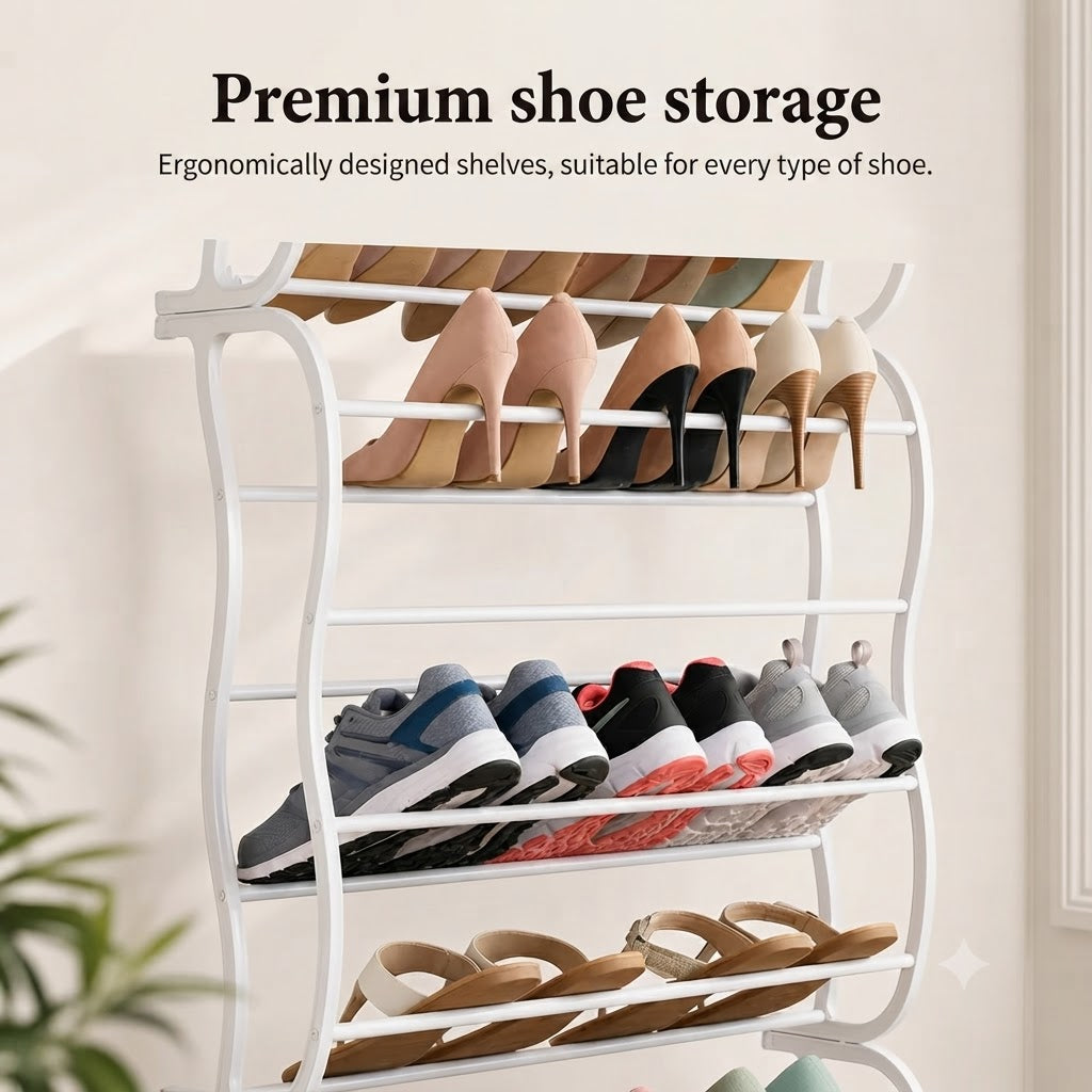 EasySort™ – Platz für bis zu 36 Paar Schuhe dank werkzeugfreier Montage