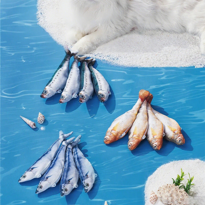 CatFrenzy™ | Lebensechtes Katzenspielzeug Fisch – Sofortige Jagdfreude entfesseln