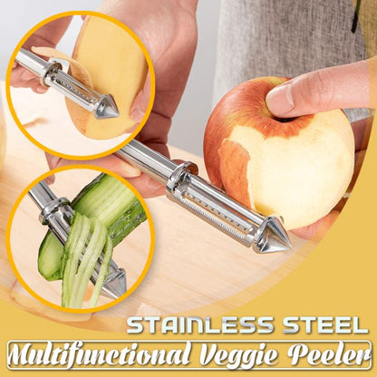 SliceMaster Pro — Gemüseschäler aus Edelstahl mit Doppelklinge