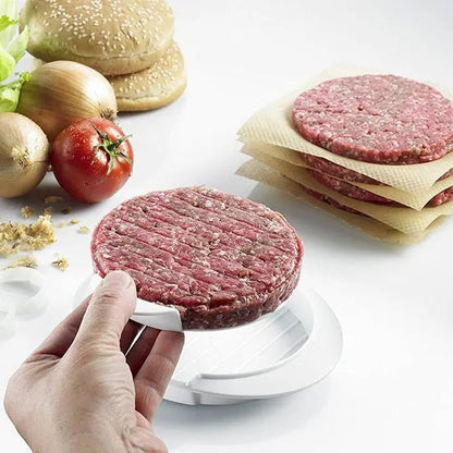 GrillMaster™ PattyPress - Perfekt geformte, gleichmäßig gegarte Burger-Patties jedes Mal