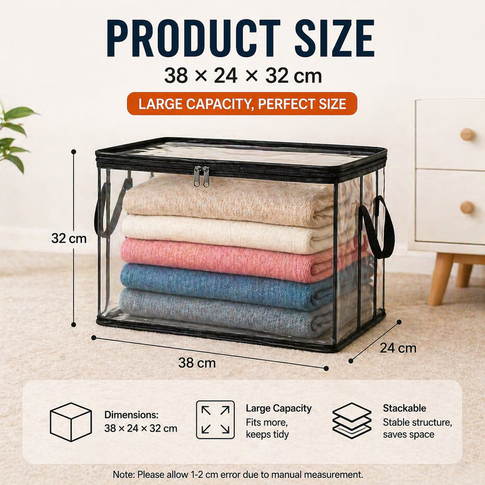 TidyUpStacker™ – Sofortiger Platzgewinn im Schrank & Ordnung für sperriges Durcheinander