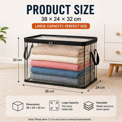 TidyUpStacker™ – Sofortiger Platzgewinn im Schrank & Ordnung für sperriges Durcheinander