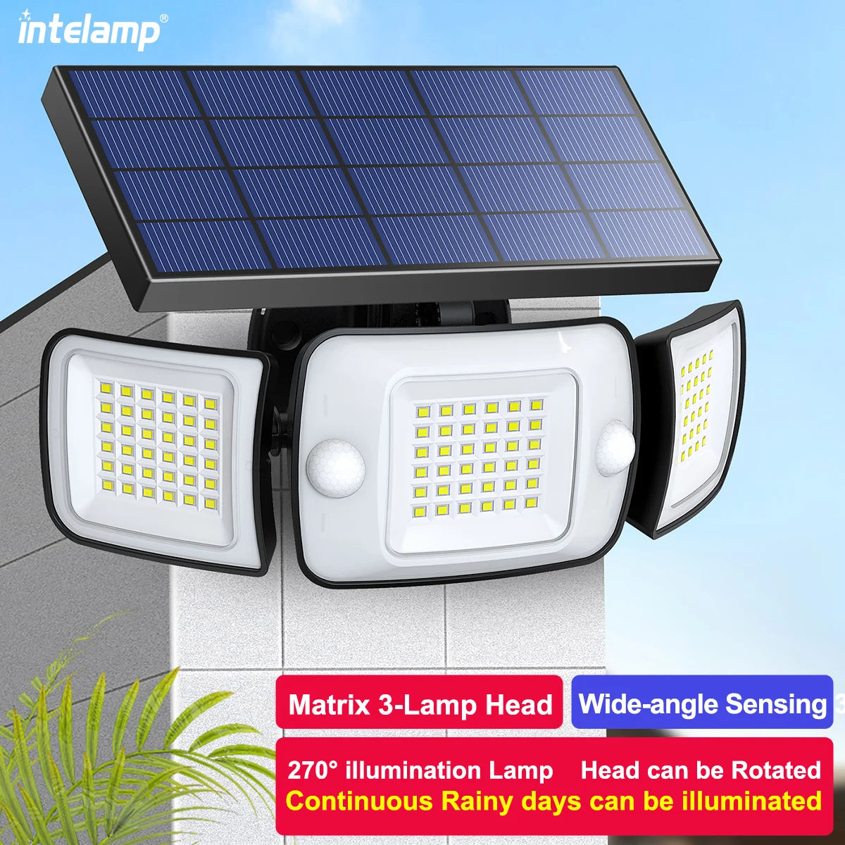 SolarShine™ – Solar-LED-Bewegungsmelder für helles Sicherheitslicht ganz ohne Strom [50% Rabatt]