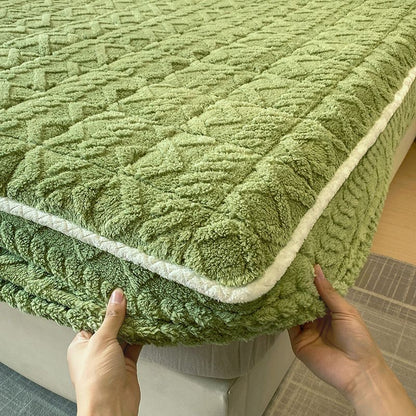 CozyWrap™ | Dicke warme Spannbettauflage